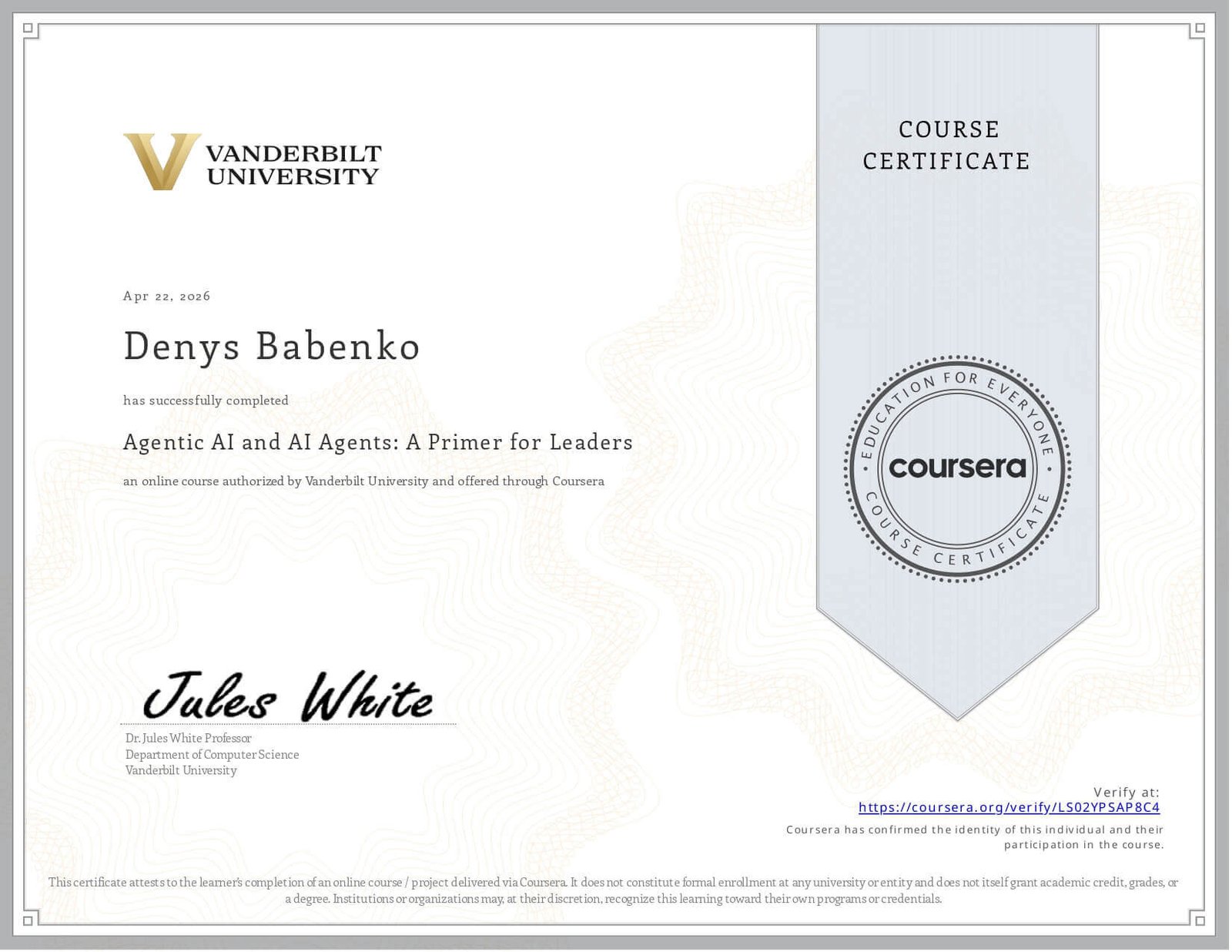 202603_Coursera_Agentic_AI_and_AI_Agents_A_Primer_for_Leaders